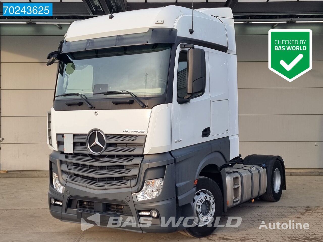 cap tractor Mercedes-Benz Actros 1851 4X2 2x BigSpace Tanks Euro 6