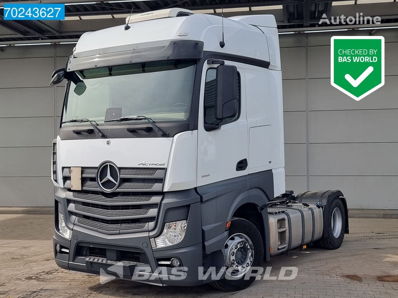 tracteur routier Mercedes-Benz Actros 1851 4X2 2x Tanks BigSpace Euro 6