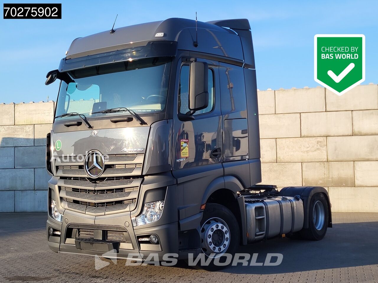 Tracteur routier Mercedes-Benz Actros 1851 4X2 BigSpace 2x Tanks - Autoline