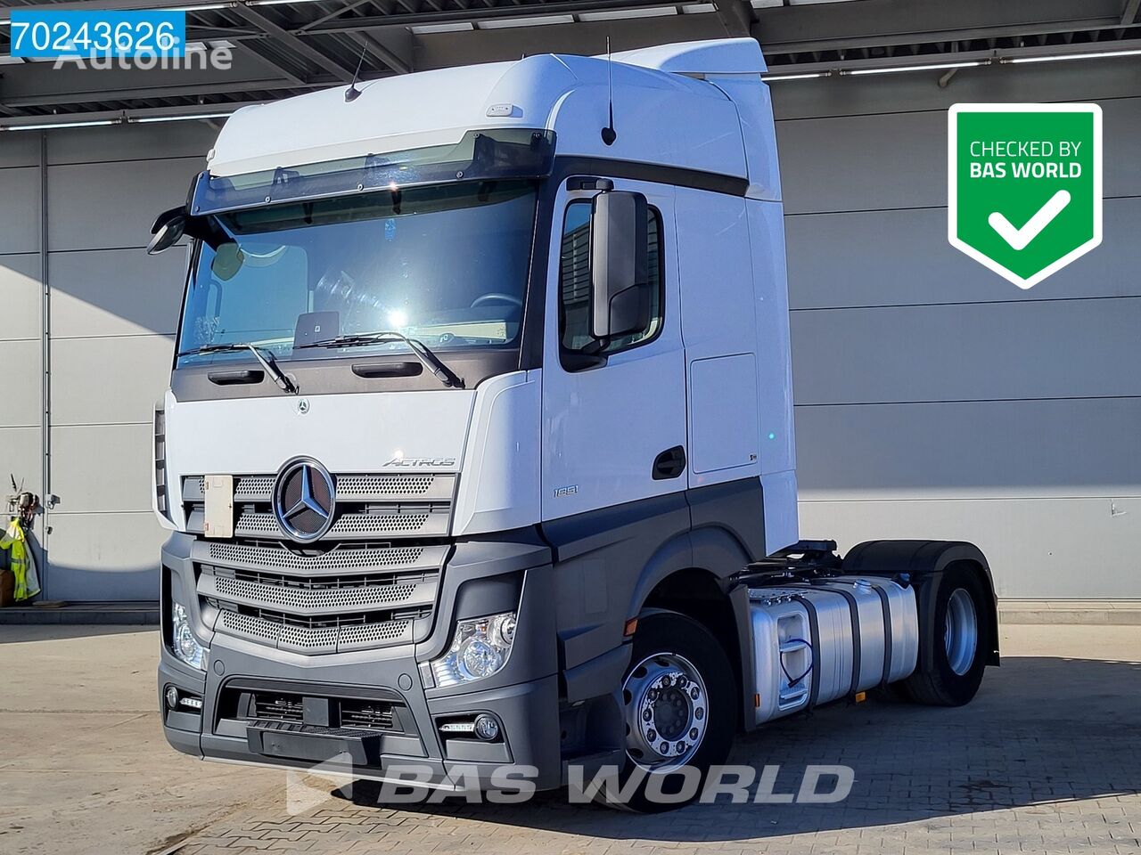 tracteur routier Mercedes-Benz Actros 1851 4X2 BigSpace 2x Tanks Euro 6