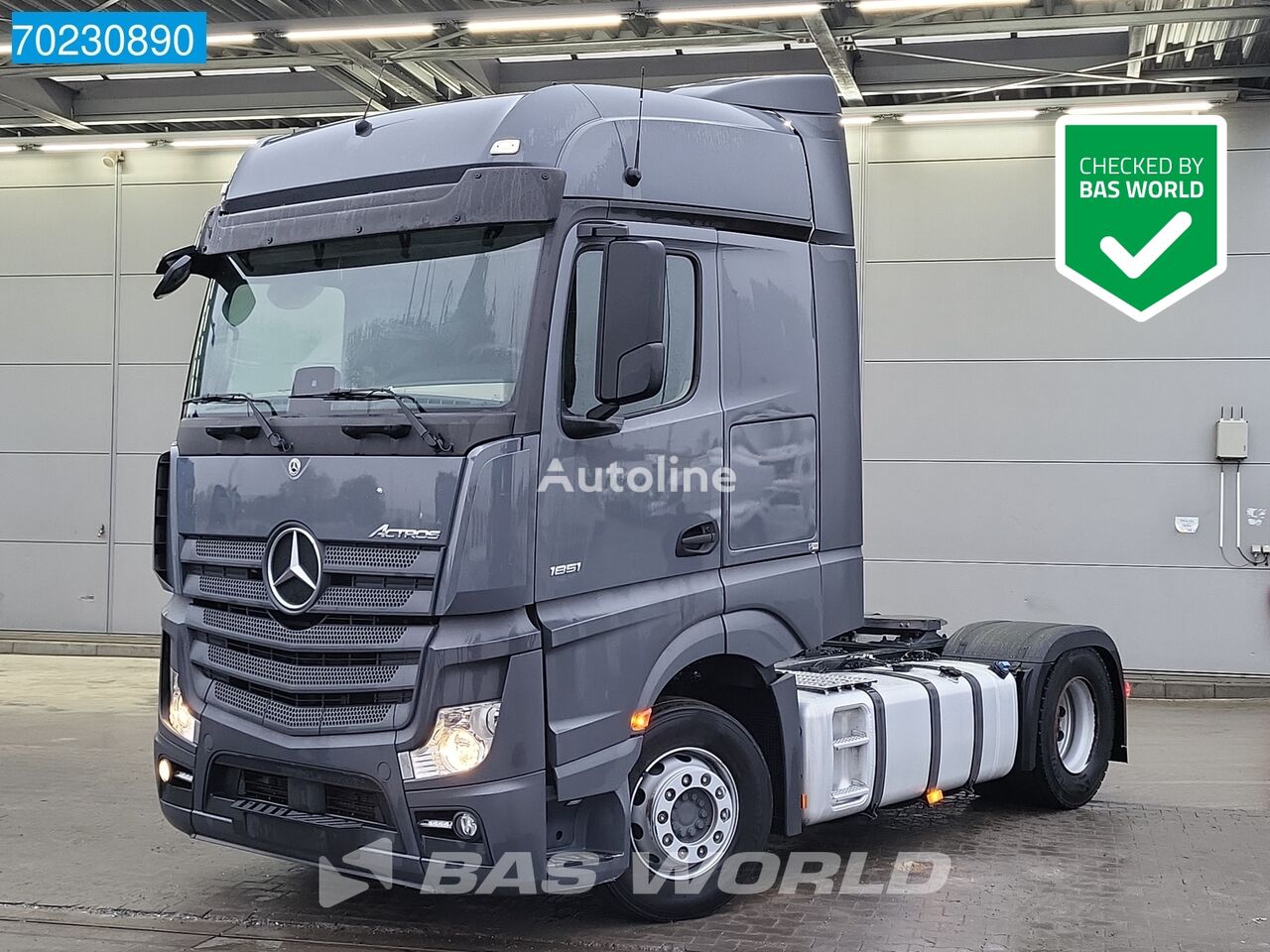 влекач Mercedes-Benz Actros 1851 4X2 BigSpace 2xTanks Euro 6