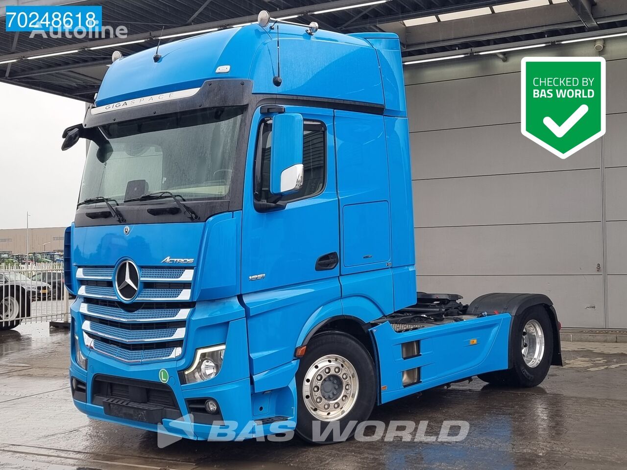 tracteur routier Mercedes-Benz Actros 1851 4X2 GigaSpace Retarder Alcoa 2x Tanks ACC