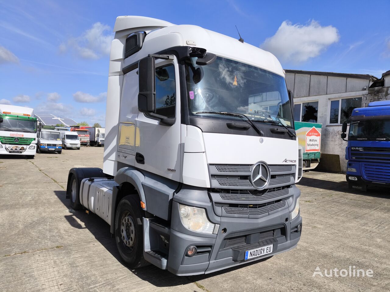 Mercedes-Benz Actros 1851 MP4  nyergesvontató