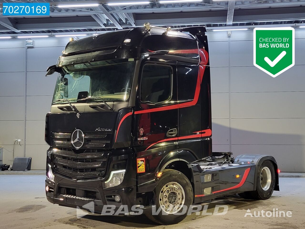 Mercedes-Benz Actros 1852 4X2 BigSpace Retarder Hydraulik Alcoa MirrorCam dragbil