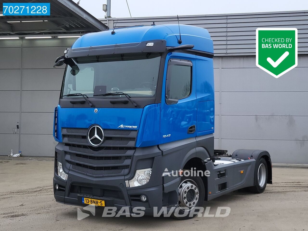 Mercedes-Benz Actros 1943 4X2 NL-Truck StreamSpace PTO çekici