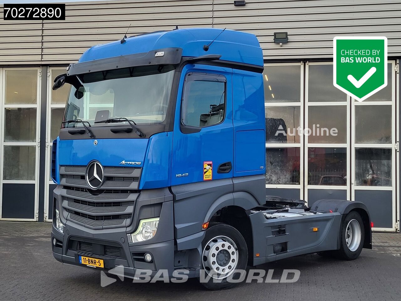 тягач Mercedes-Benz Actros 1943 4X2 NL-Truck StreamSpace PTO