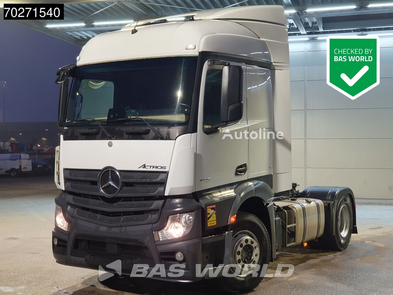 Mercedes-Benz Actros 1943 4X2 StreamSpace Euro 6 truck tractor