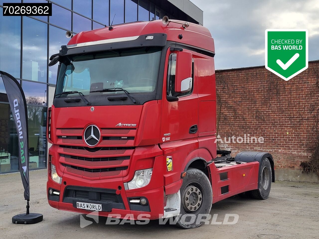 тягач Mercedes-Benz Actros 1951 Actros 4X2 Retarder Xenon Hydraulik