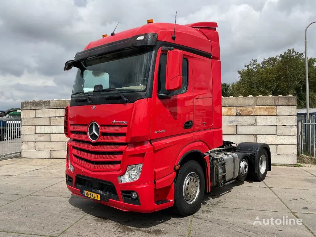 тягач Mercedes-Benz Actros 2445 6x2 / Apk/Tuv 02-2025 / Low Km !!! / NL Truck E6