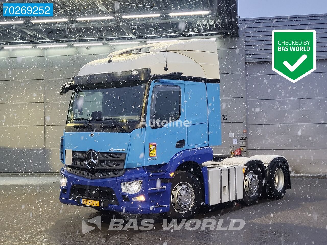 тягач Mercedes-Benz Actros 2540 Actros 6X2 StreamSpace MP5 Lift + Lenkachse