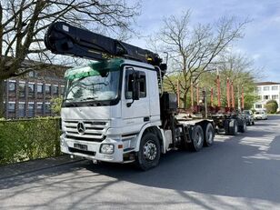 cap tractor Mercedes-Benz Actros 2644 Holz Kran Palfinger SRX47/Komplettzug