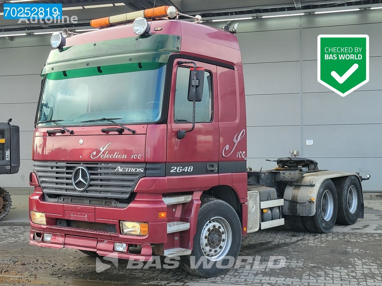 السيارات القاطرة Mercedes-Benz Actros 2648 6X4 3-Pedals Big-Axle Euro 3