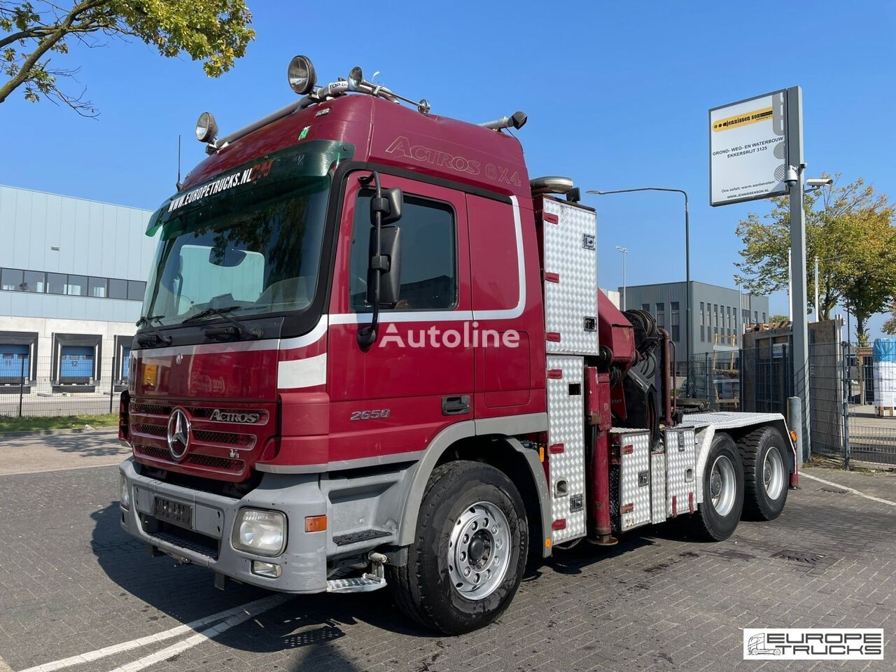 камион влекач Mercedes-Benz Actros 2650 Steel/Air - Palfinger PK32000E - 10x Exentable - V8