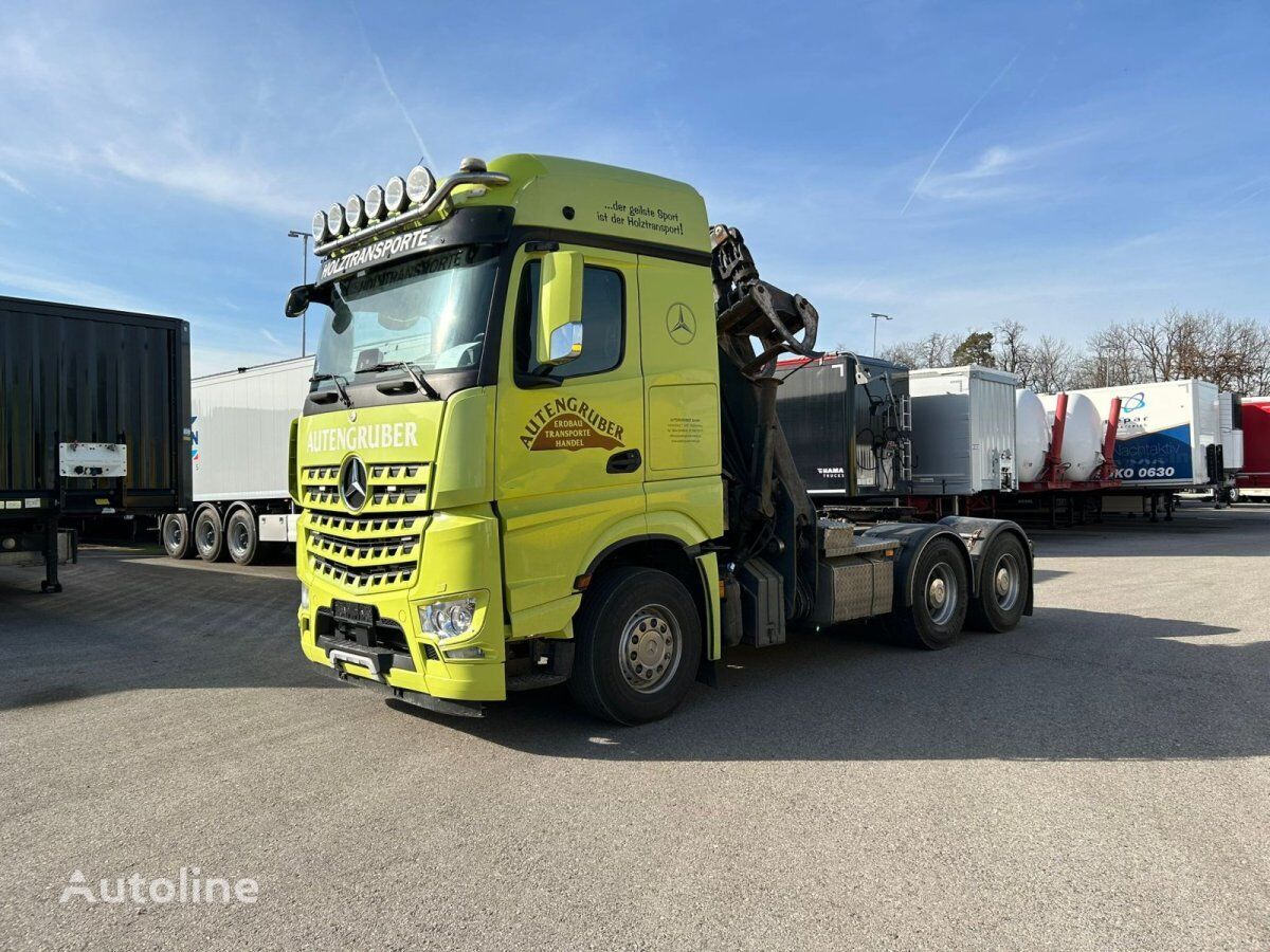 tracteur routier Mercedes-Benz Actros 3363 6x4, Palfinger Epsilon Kran