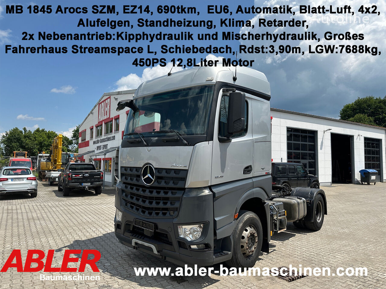 tracteur routier Mercedes-Benz Arocs 1845