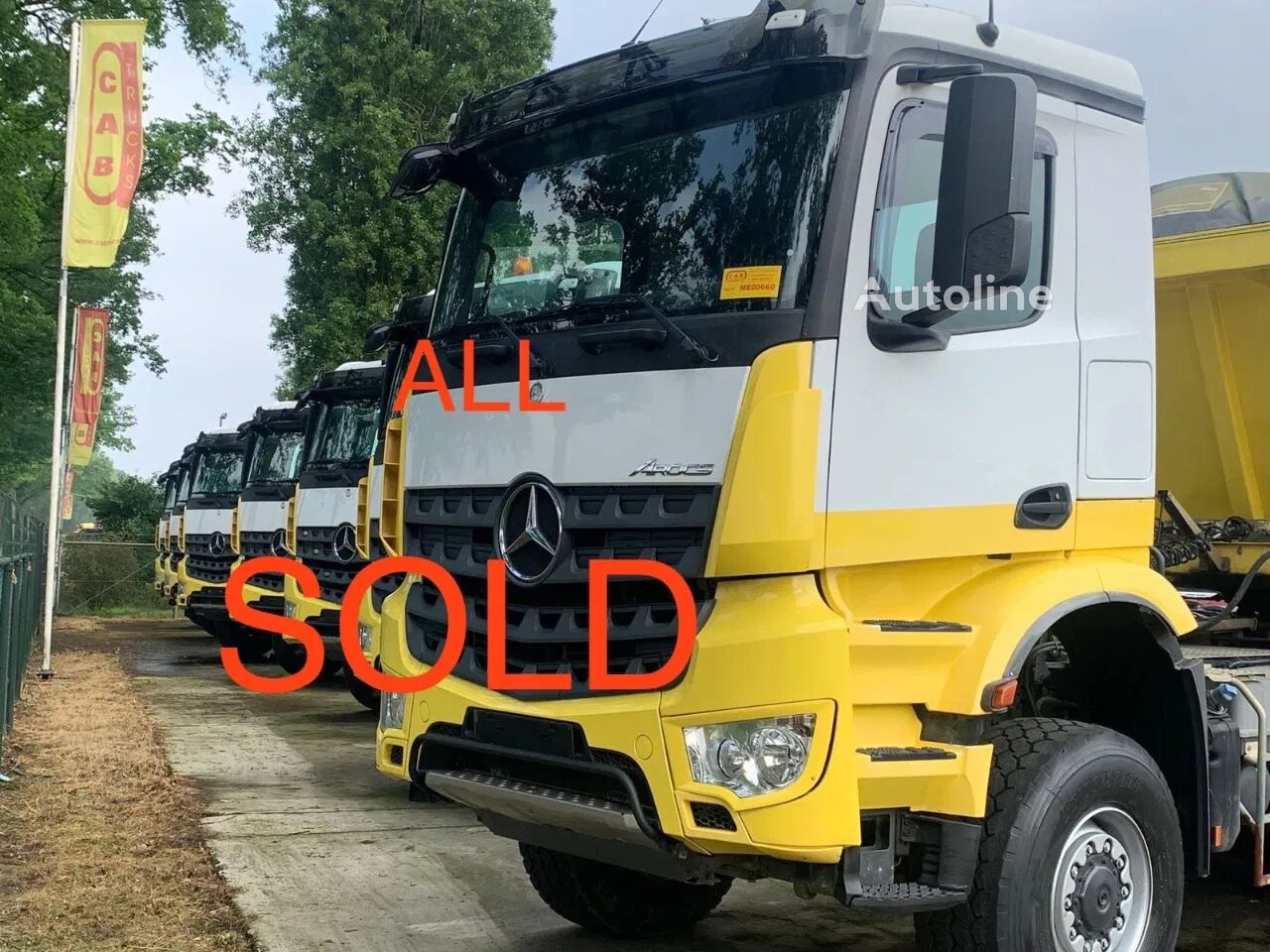 tahač Mercedes-Benz Arocs 3345 6x6 STEEL SPRINGS EURO 6 SOLD SOLD