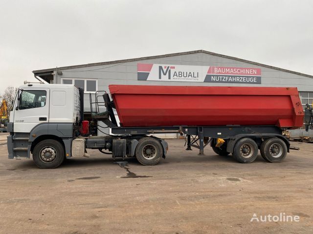 السيارات القاطرة Mercedes-Benz Axor 1835 + العربات نصف المقطورة شاحنة قلابة