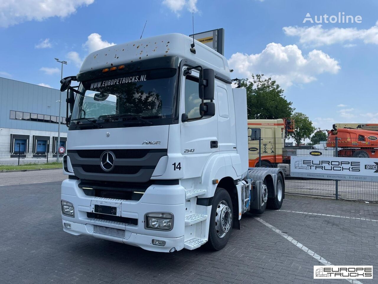 Mercedes-Benz Axor 2543 Steel/Air - Manual - Spoilers - MP3 truck tractor