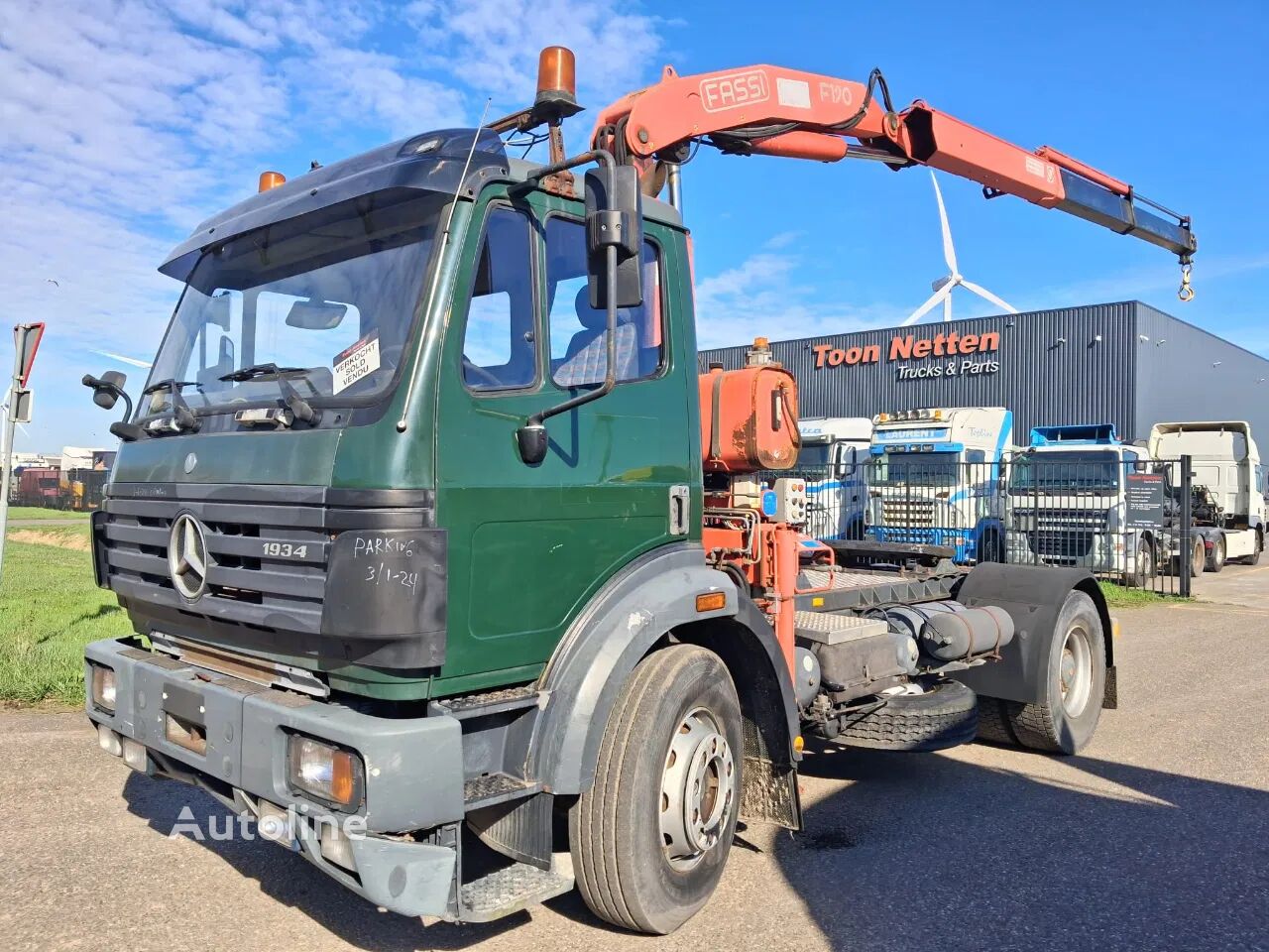 Mercedes-Benz SK 1934 SK 1934 LS * Manual gearbox * Crane Fassi F120.22 truck tractor - Autoline