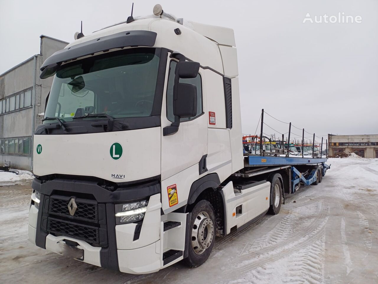 Renault tractora + semirremolque portacoches