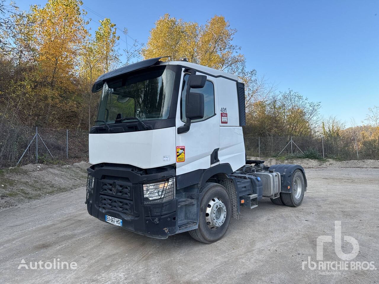 Renault C460 4x2 Tracteur Routier Cabine Cou trækker