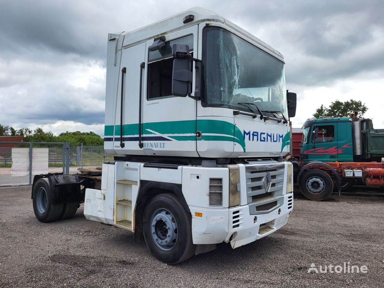 Renault Magnum 400 mack, manual truck tractor