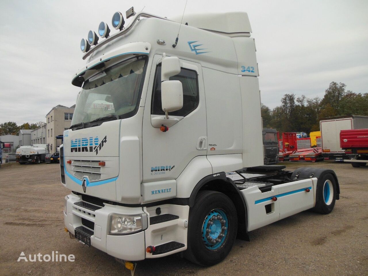 Renault PREMIUM DXI 410, MANUELL truck tractor