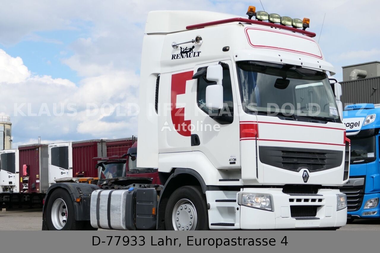 тягач Renault Premium 410 Kipphydraulik Blatt/Luft Euro 5