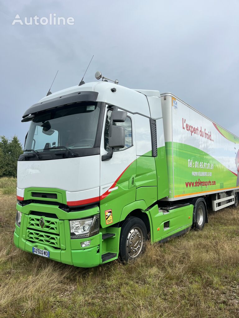 Renault T520 High Sleep Cab big dragbil + kylskåp semitrailer