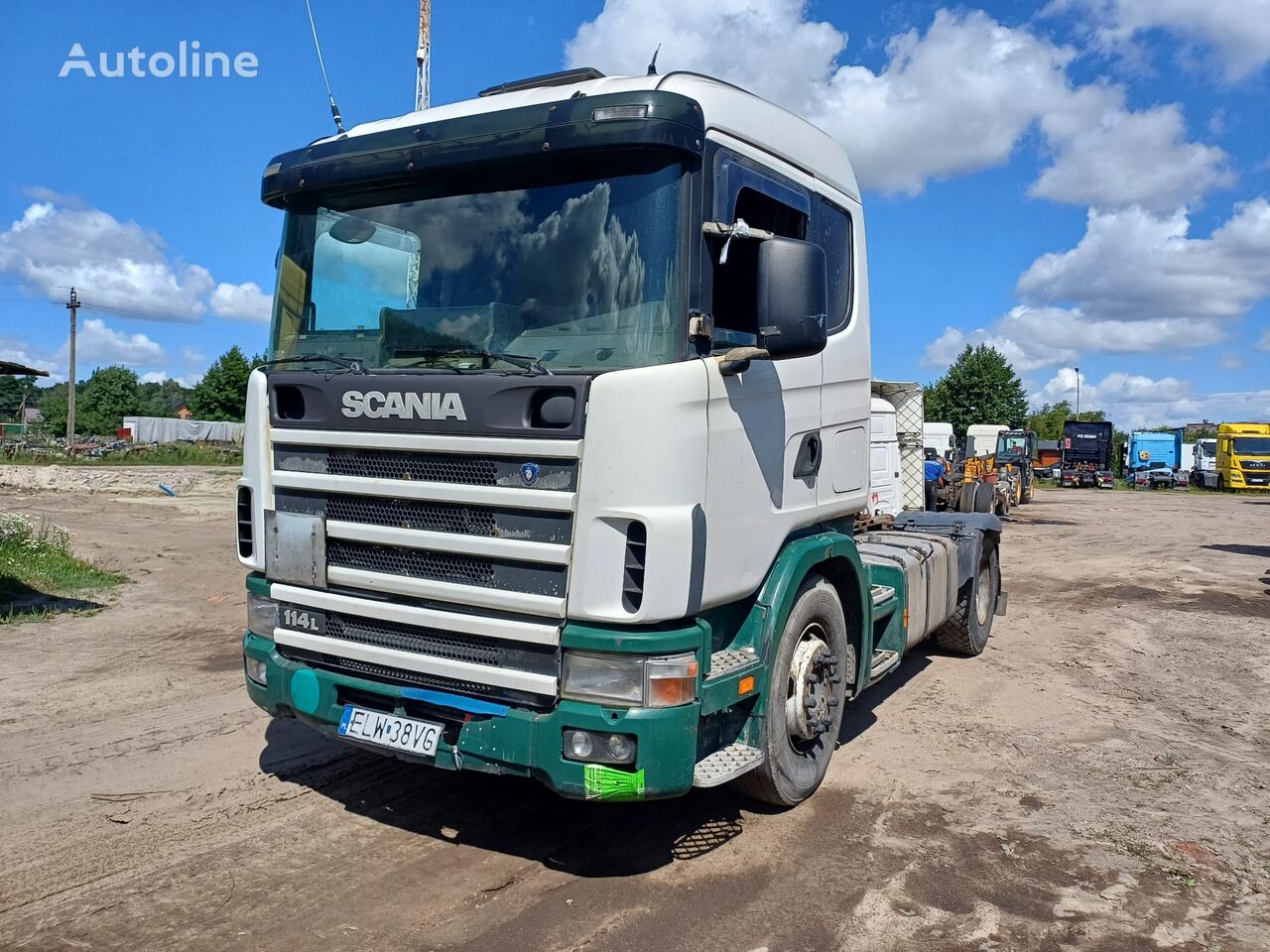 Scania 114 380 KM MANUAL tractora