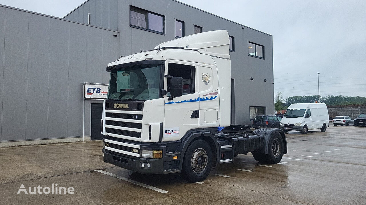 Scania 114 - 380 (MANUAL GEARBOX / BOITE MANUELLE) tractora