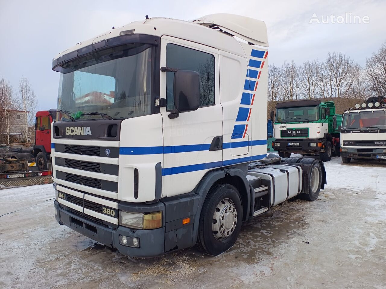 Scania 114-380 (PDE / MANUAL GEARBOX 3+3) truck tractor