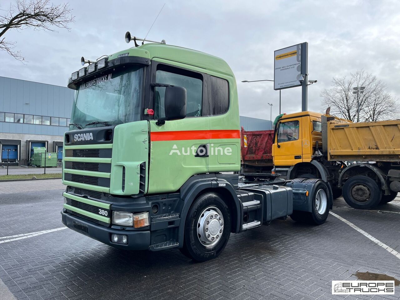 Scania 114 380 Steel/Air - Manual - Airco - CR19 vilcējs