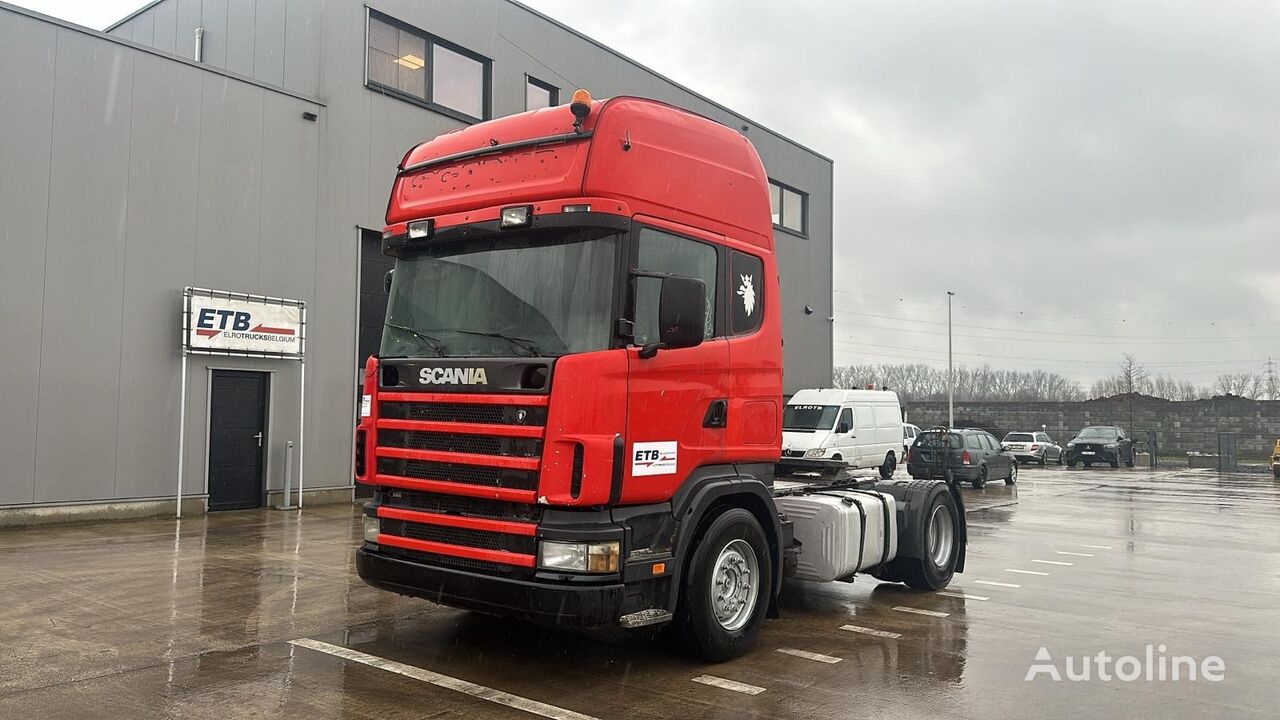 camião tractor Scania 114 - 380 Topline (PTO / MANUAL GEARBOX / BOITE MANUELLE)