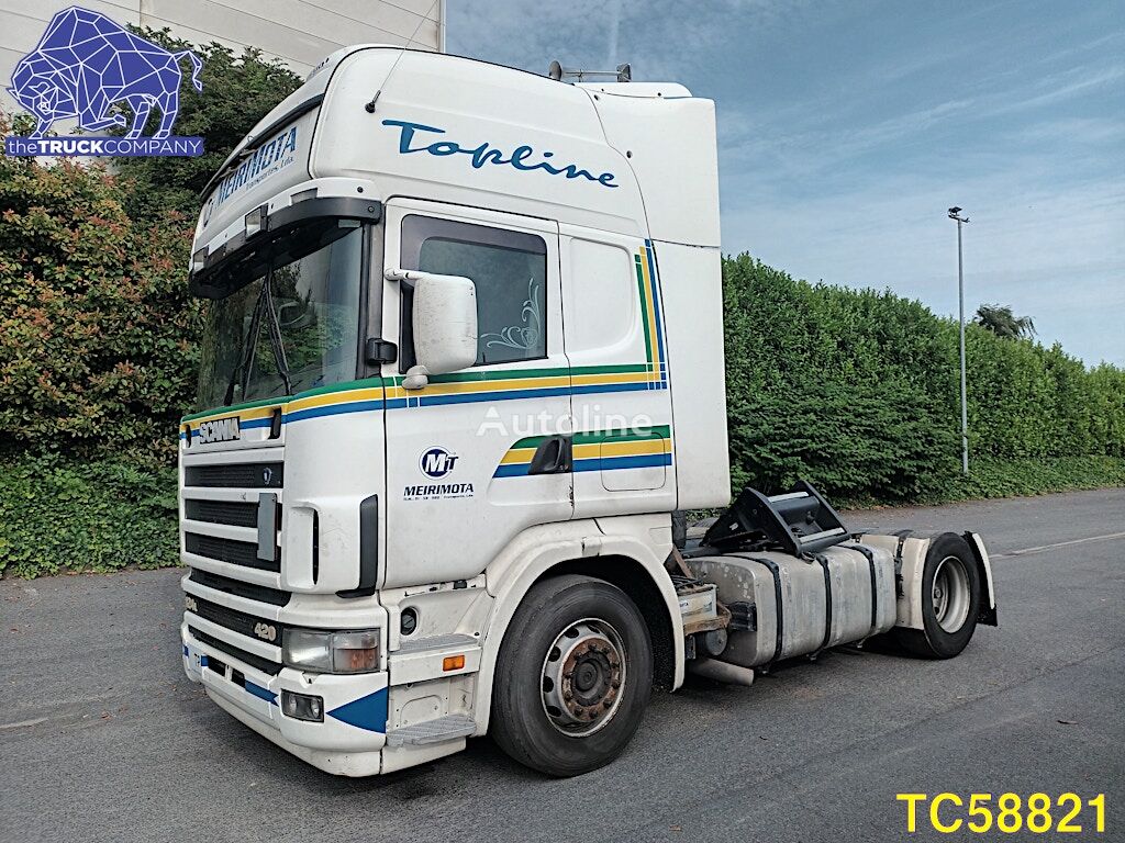 Scania 124 420 Euro 3 RETARDER truck tractor