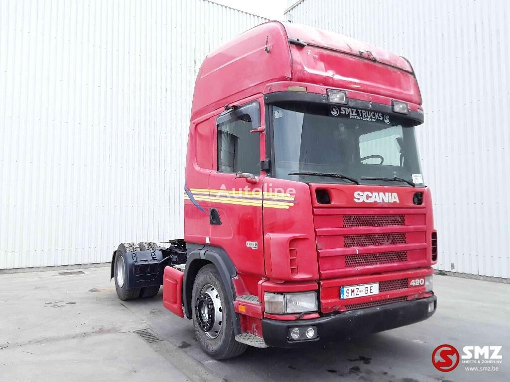 Scania 124 420 manual トラクタートラック