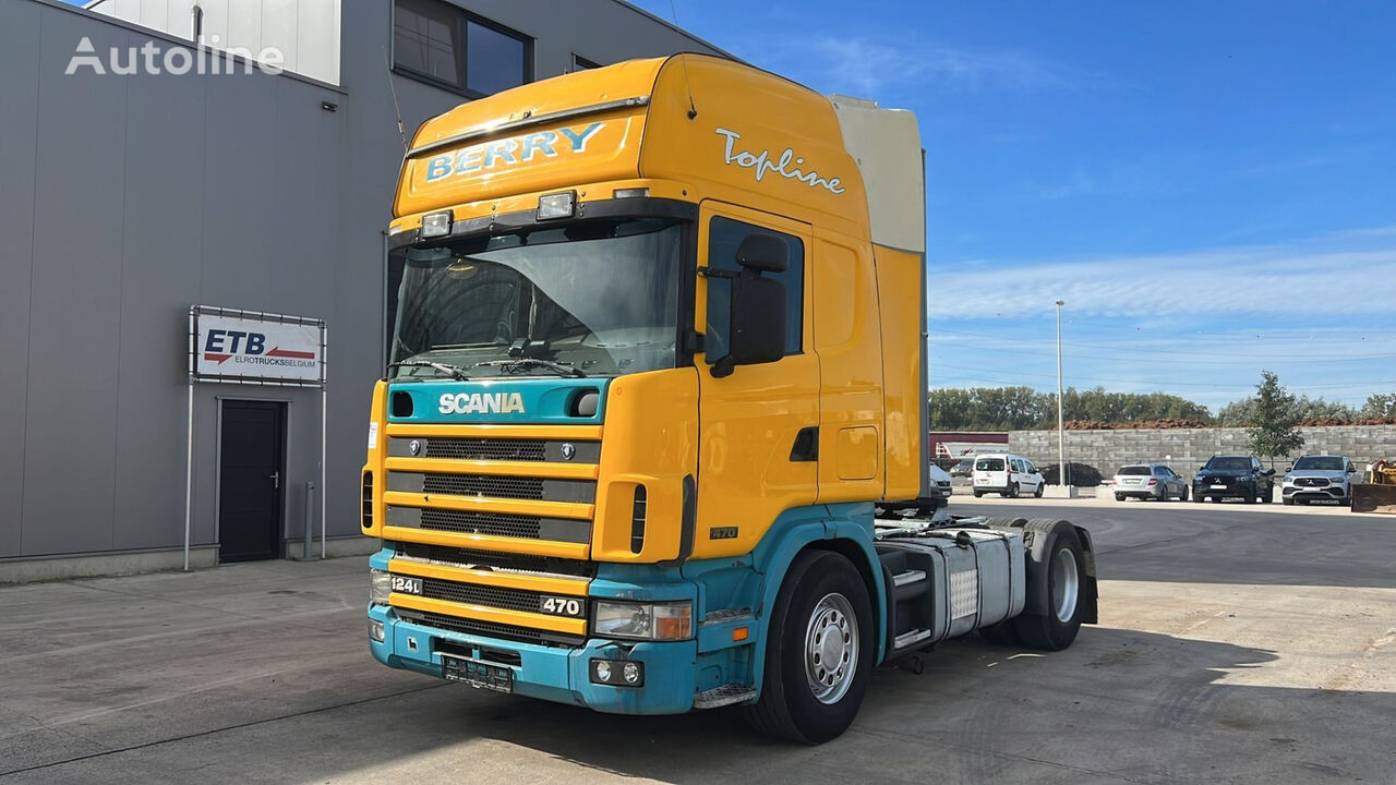 тягач Scania 124-470 Topline (6 CYLINDER / RETARDER / AIRCO)