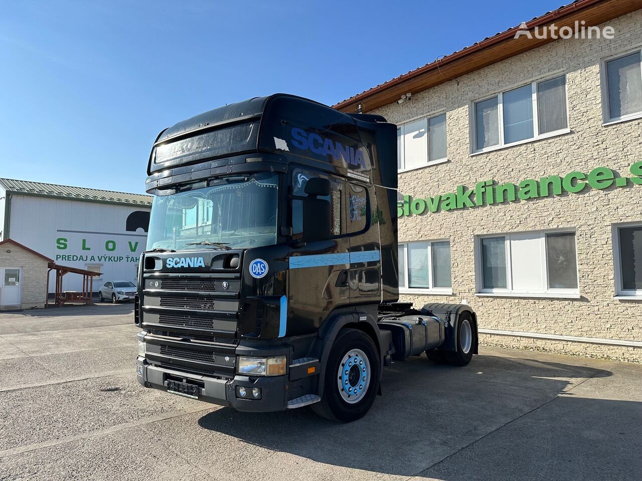 Scania 124 LA 420 4x2, EURO 3, manuál VIN 802 tegljač