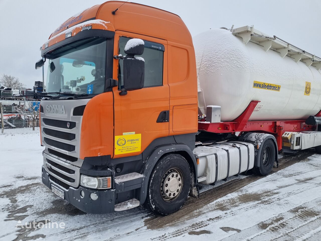 sadulveok Scania 2x STUCK SCANIA R-410 EURO 6 MIT SILO KOMPRESSOR GHH