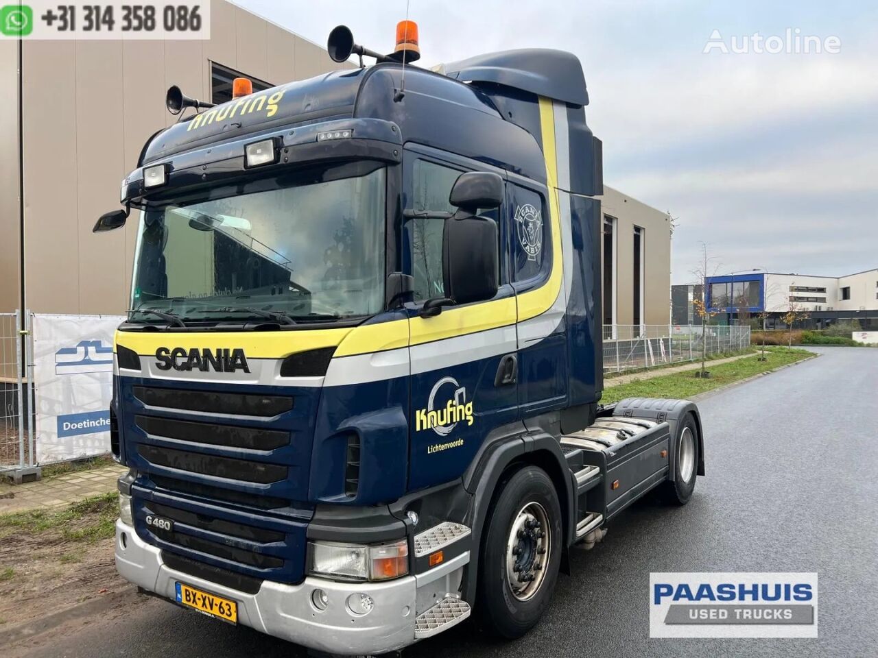 ťahač Scania G 480 A 4X2 E5 / RETARDER / AIRCO /