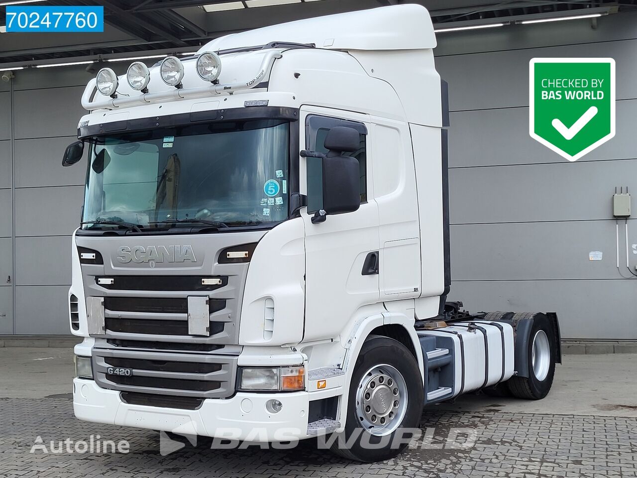 السيارات القاطرة Scania G420 4X2 3-Pedals Retarder CG19 2x Tanks