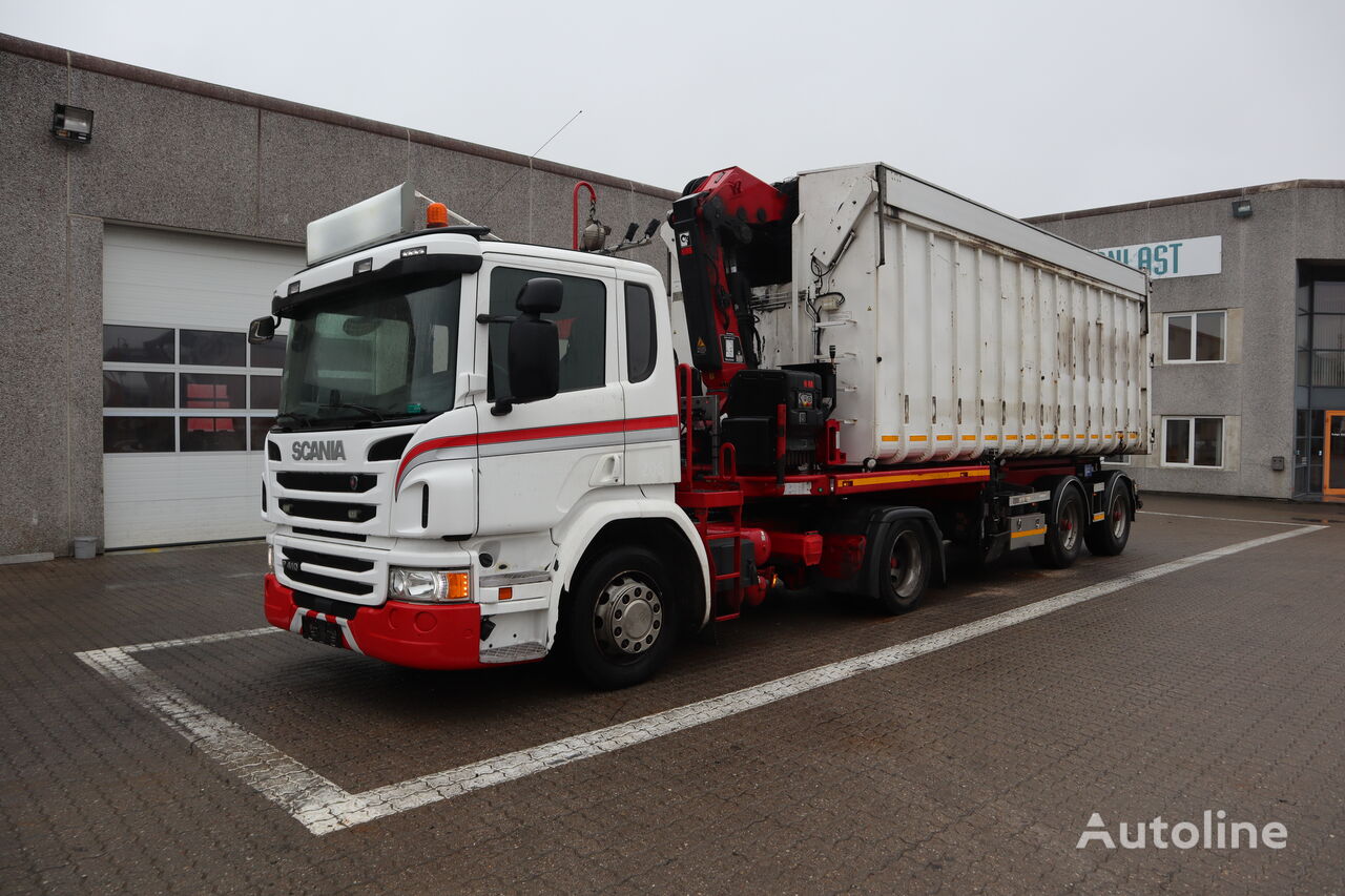 tracteur routier Scania P 410 + semi-remorque benne