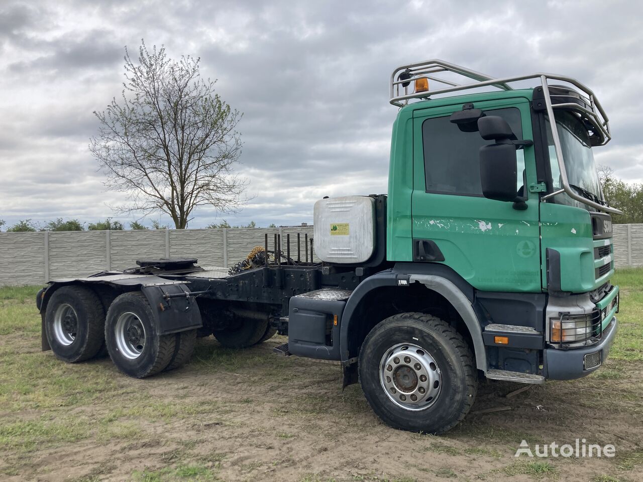 тягач Scania P420 6x6 full stee retarder