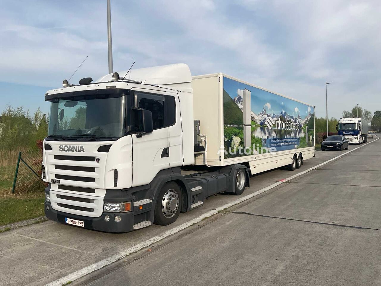 Продажба на влекач Scania PRT + полуремарке фургон | Autoline BG Влекач Scania PRT + полуремарке фургон - Autoline