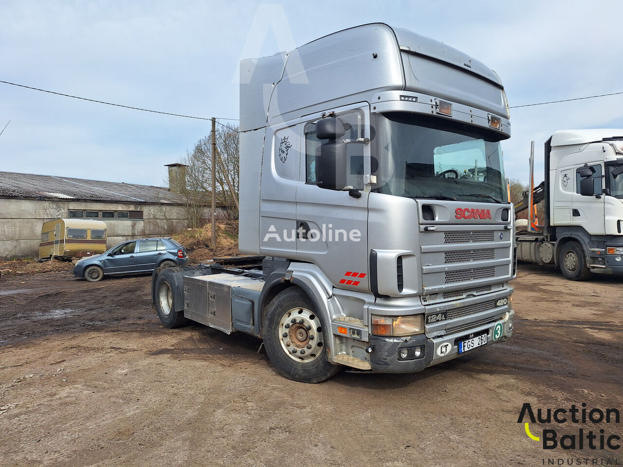 cap tractor Scania R 124