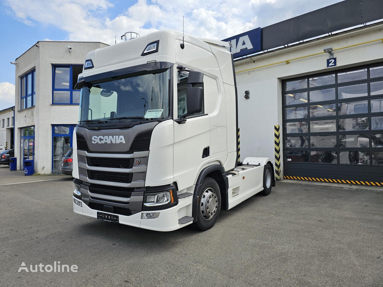 Scania R 450  trækker