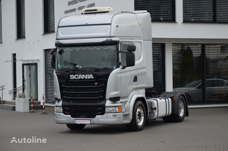 Scania  R 450 2017 KLIMA P. 4 PODUSZKI ACC SKÓRY 1400L ALUSY 9943 Sattelzugmaschine