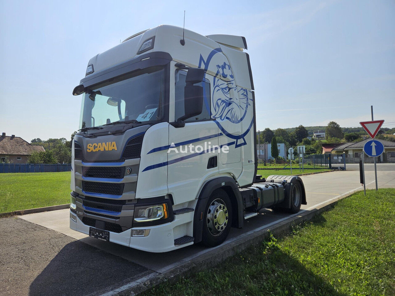 Scania R 450 A4x2EB Low deck tegljač