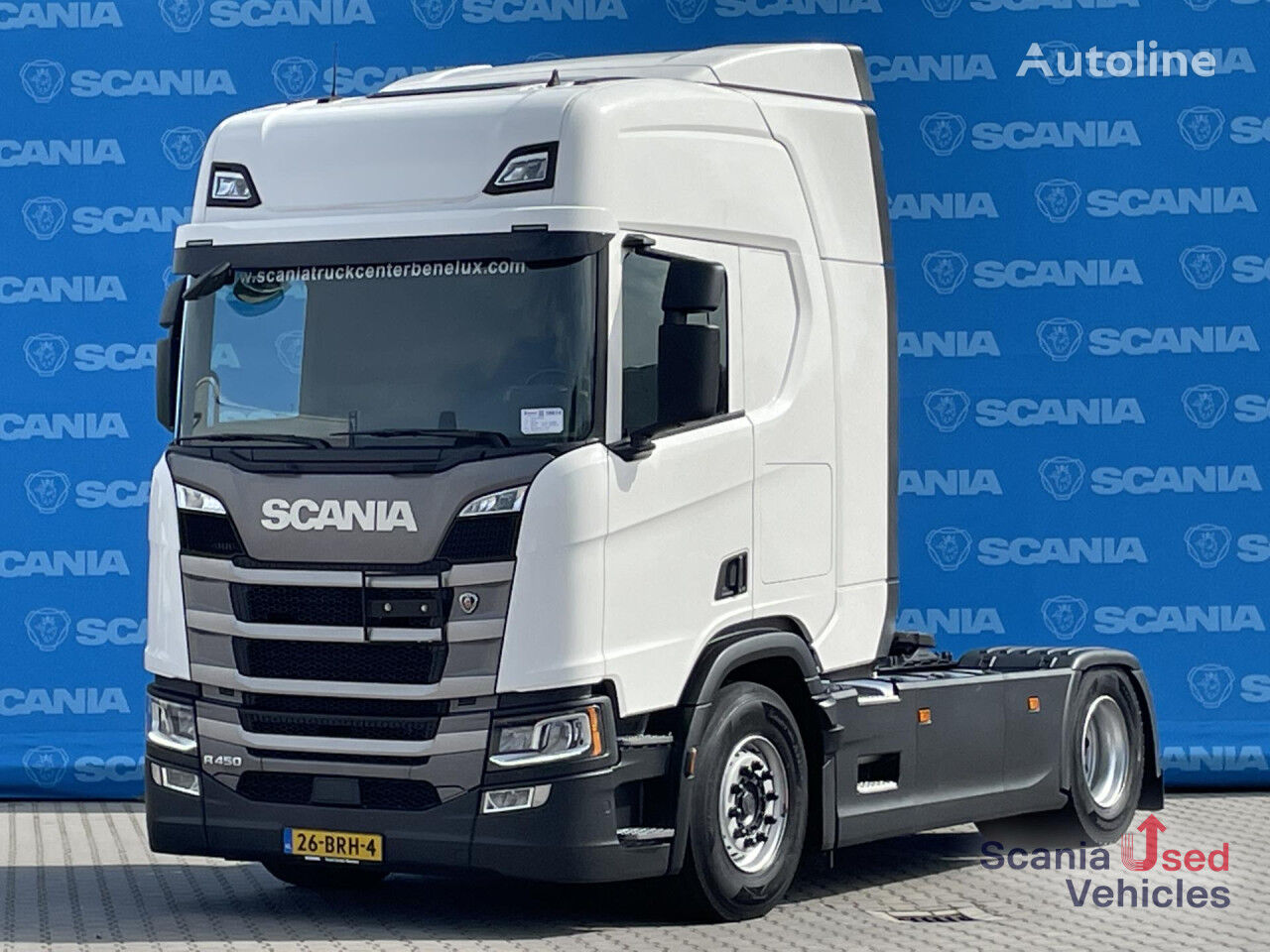 тягач Scania R 450 A4x2NB DIFF-L FULL AIR RETARDER 8T P-AIRCO