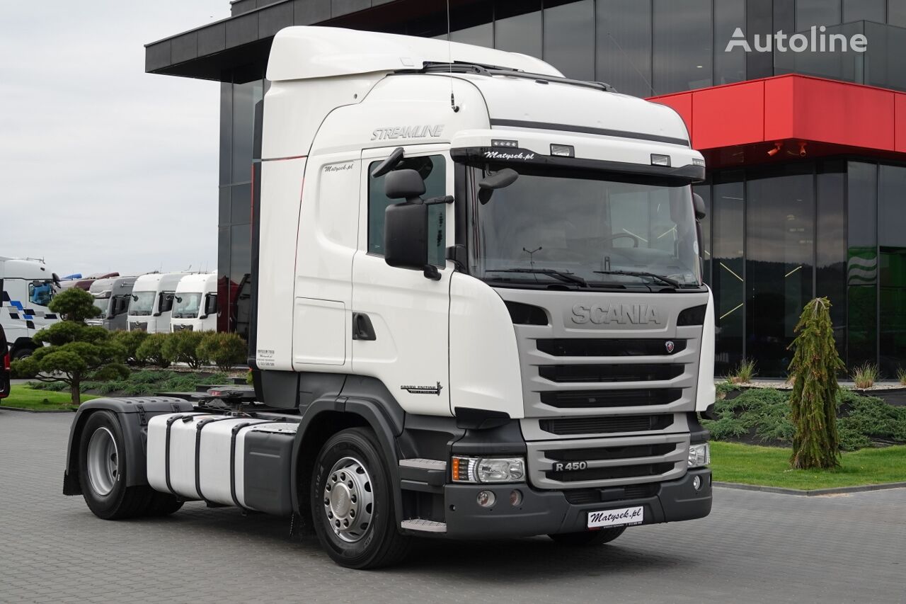 ciągnik siodłowy Scania R 450 / CROWN EDITION / RETARDER / NAVI / 2017 ROK